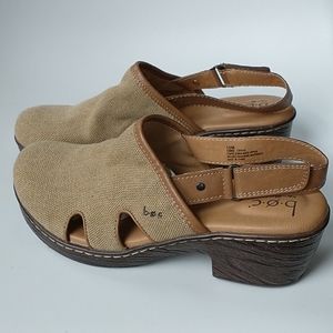 Born b.o.c. Canvas Slingback Mule Women's Size 10